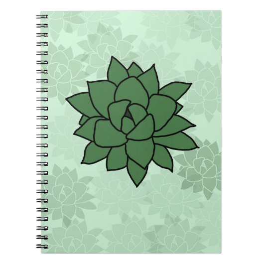 Carnet Pointy Succulent (Devant)