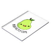 Carnet Poire-parfaitement mignon fruit jeu de mots sur la (Côté gauche)