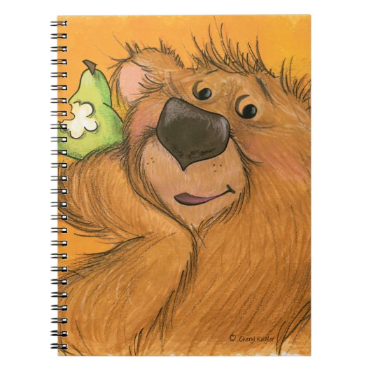 Carnet Poires et ours/carnet (Devant)