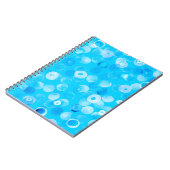 Carnet Pois Abstraits motif sans faille (Côté gauche)