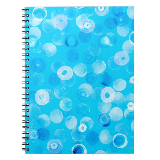 Carnet Pois Abstraits motif sans faille (Devant)