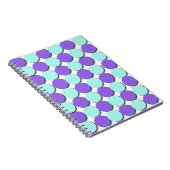 Carnet Pois Aqua & Blue (Côté Droit)