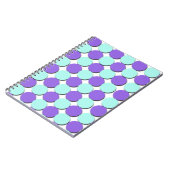 Carnet Pois Aqua & Blue (Côté gauche)