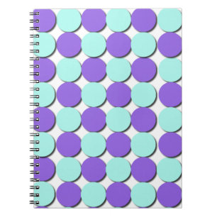 Carnet Pois Aqua & Blue