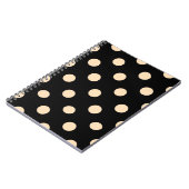 Carnet Pois Black Cream (Côté gauche)