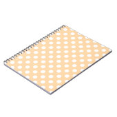 Carnet Pois blancs sur beige (Côté gauche)