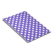 Carnet Pois blancs sur perwinkle (Côté Droit)
