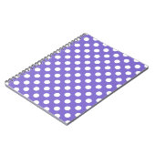 Carnet Pois blancs sur perwinkle (Côté gauche)
