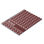 Carnet Pois Bourguignon (Côté gauche)
