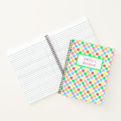 Carnet Pois coloré (Intérieur)
