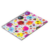 Carnet Pois coloré (Côté gauche)