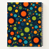 Carnet Pois coloré (Dos)