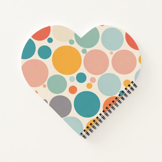 Carnet Pois coloré (Dos)