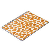 Carnet Pois d'or : Gouache Abstraite (Côté gauche)