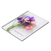 Carnet Pois doux sur papier texturé (Côté gauche)