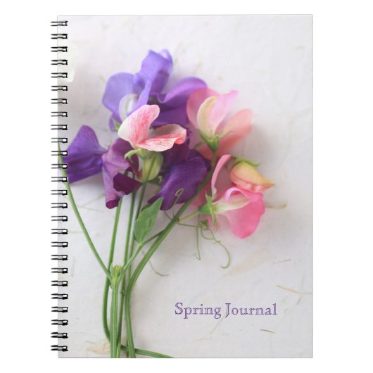 Carnet Pois doux sur papier texturé (Devant)