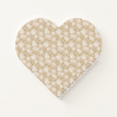 Carnet Pois et marguerites - Blanc, Sable et Palm Green (Dos)