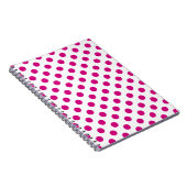 Carnet Pois Fuchsia (Côté Droit)