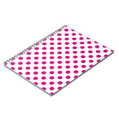 Carnet Pois Fuchsia (Côté gauche)
