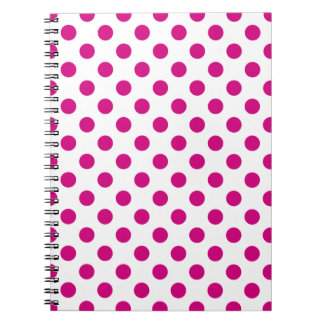 Carnet Pois Fuchsia
