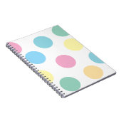 Carnet Pois multicolores (Côté Droit)