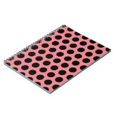 Carnet Pois noir (Côté gauche)
