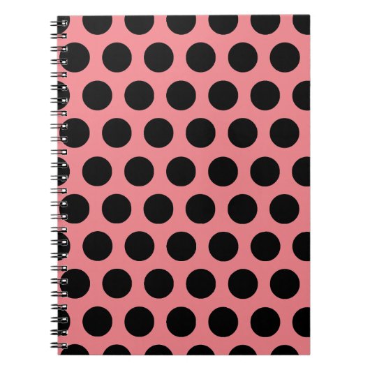 Carnet Pois noir (Devant)