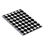 Carnet Pois noirs en blanc (Côté Droit)