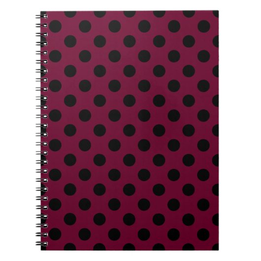 Carnet Pois noirs en Bourgogne (Devant)