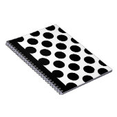 Carnet Pois noirs et blancs (Côté Droit)