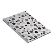 Carnet Pois Noirs Et Gris, (Côté Droit)