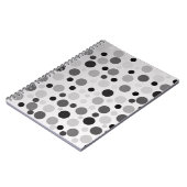 Carnet Pois Noirs Et Gris, (Côté gauche)