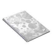 Carnet Pois Rainy Sky Grey (Côté Droit)