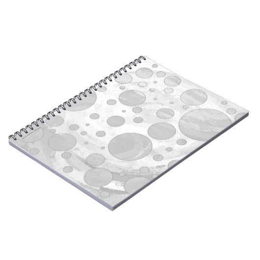 Carnet Pois Rainy Sky Grey (Côté gauche)