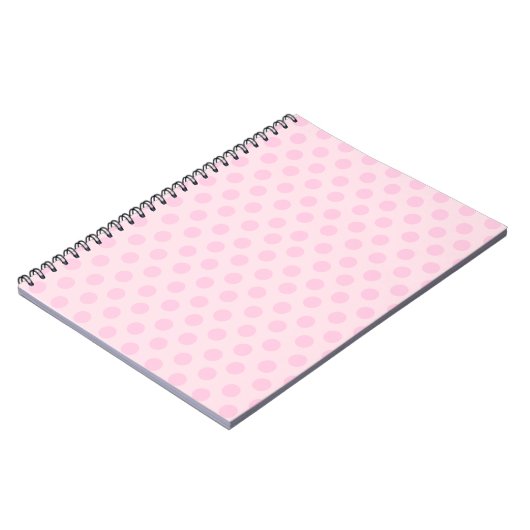 Carnet Pois rose (Côté gauche)