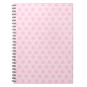 Carnet Pois rose (Devant)