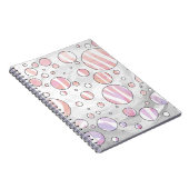 Carnet Pois rose et blanc Zebra (Côté Droit)