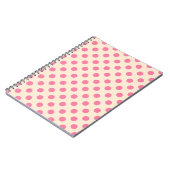 Carnet Pois roses à la crème (Côté gauche)