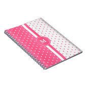 Carnet Pois roses et blancs (Côté Droit)