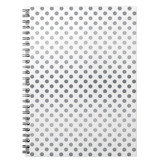 Carnet Pois Silver Gradient par Shirley Taylor (Devant)