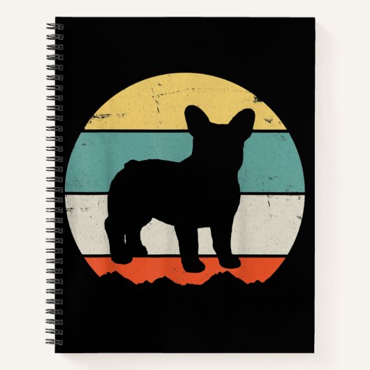 Carnet Poison de Frenchie | Vintage French Bulldog (Devant)