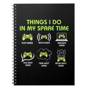 Carnet Poison gamer Things Gamer Do In My Spare Time