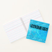 Carnet Poisson à nouer celtique en bleu (Intérieur)