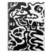 Carnet "Poisson" Art Abstrait (Devant)