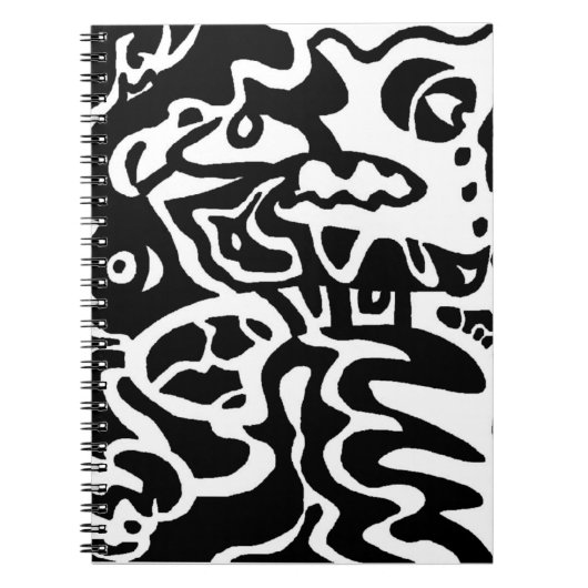 Carnet "Poisson" Art Abstrait (Devant)