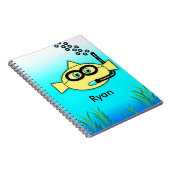 Carnet Poisson avec tuba (Côté Droit)