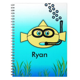 Carnet Poisson avec tuba