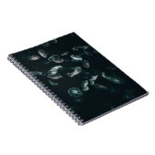 CARNET POISSON BLANC ET NOIR SUR L'EAU (Côté Droit)