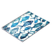 Carnet Poisson bleu et marine Océan | École de mer pour e (Côté gauche)