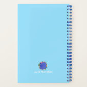 Carnet Poisson de corail, bleu océanique Sauvez la planèt (Verso)